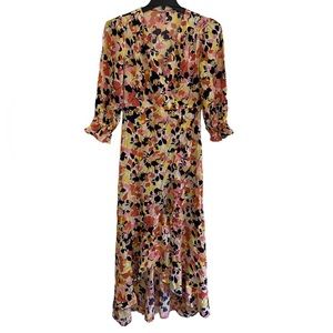 Frnch Ruffle Long Sleeve Dress M New With tags.